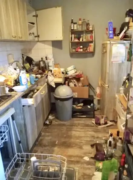 Kitchen Deep Clean — before